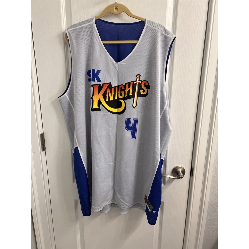 Vintage Nike Team SK Knights Junior Burrough Basketball Jersey Size 3XL